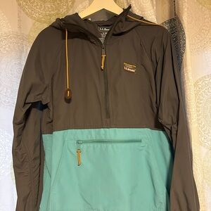 L.L. Bean Charcoal Gray Nylon Jacket